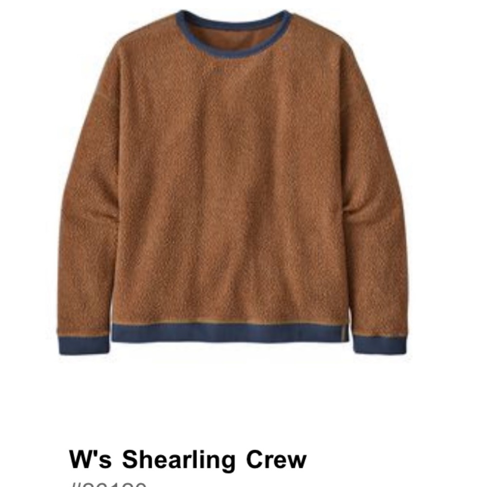 Patagonia women’s shearling crew sweatshirt